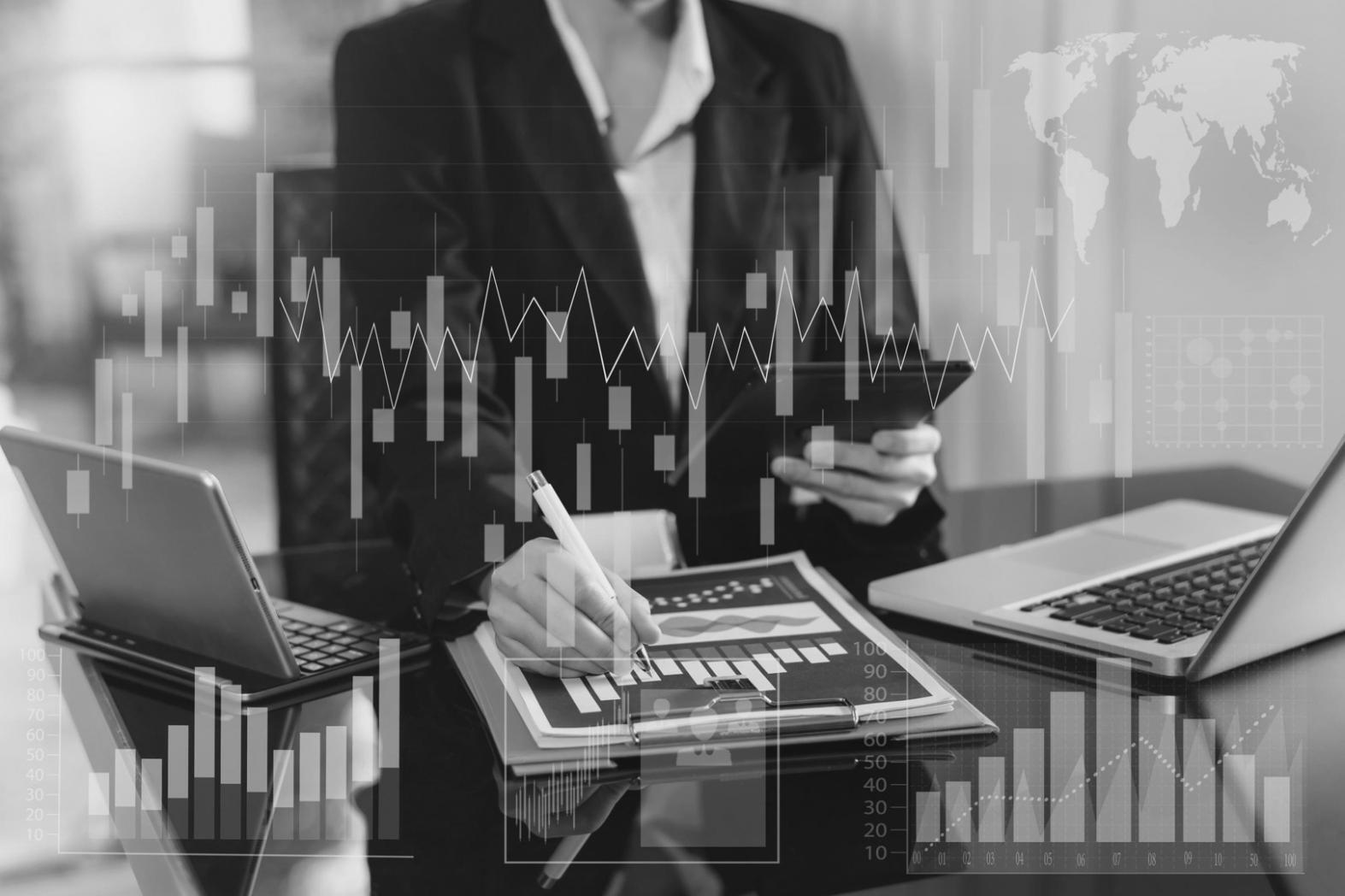 Gráfico de correlación entre series de mercado
